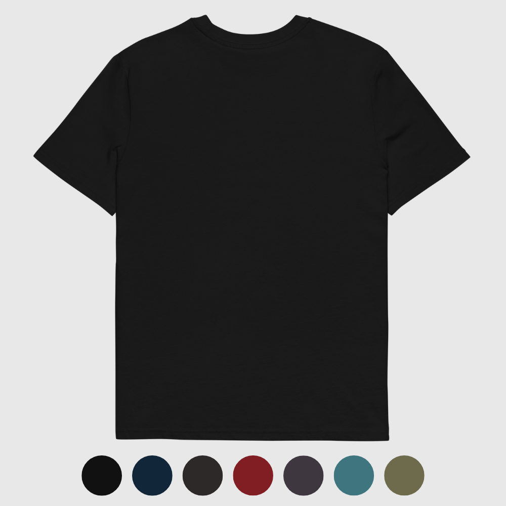 T-shirt unisexe en coton biologique  - LOVE en Langue des Signes (blanc et rouge)