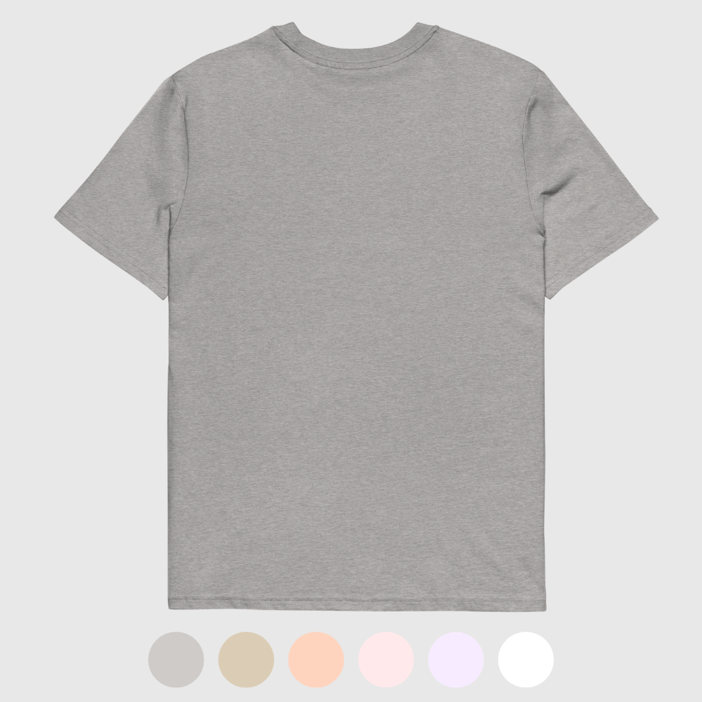 T-shirt unisexe en coton bio - LOVE en Langue des Signes (noir et rouge)