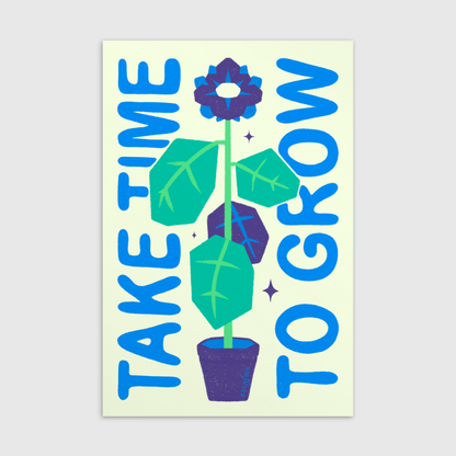 Carte postale standard - Take time to grow
